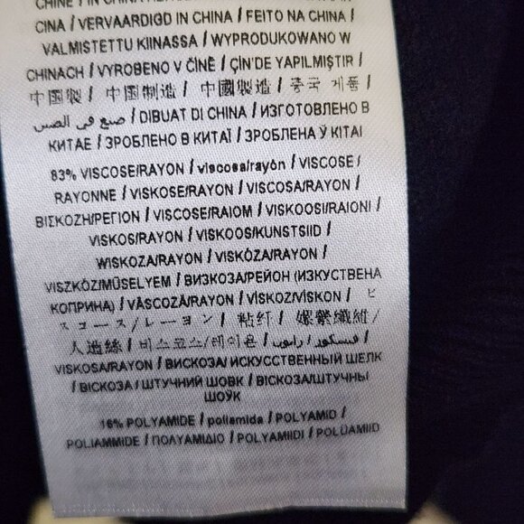 Guess Y2K Black Gold Metallic Stars Dolman Sleeve Oversized Sweater Size S - Picture 8 of 8